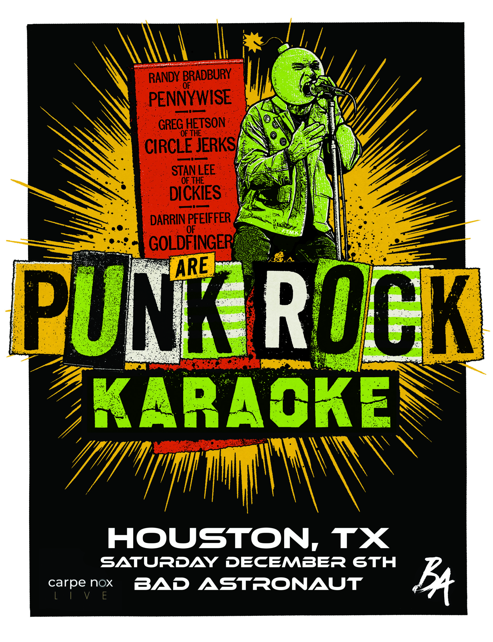 punk rock karaoke admat HTX